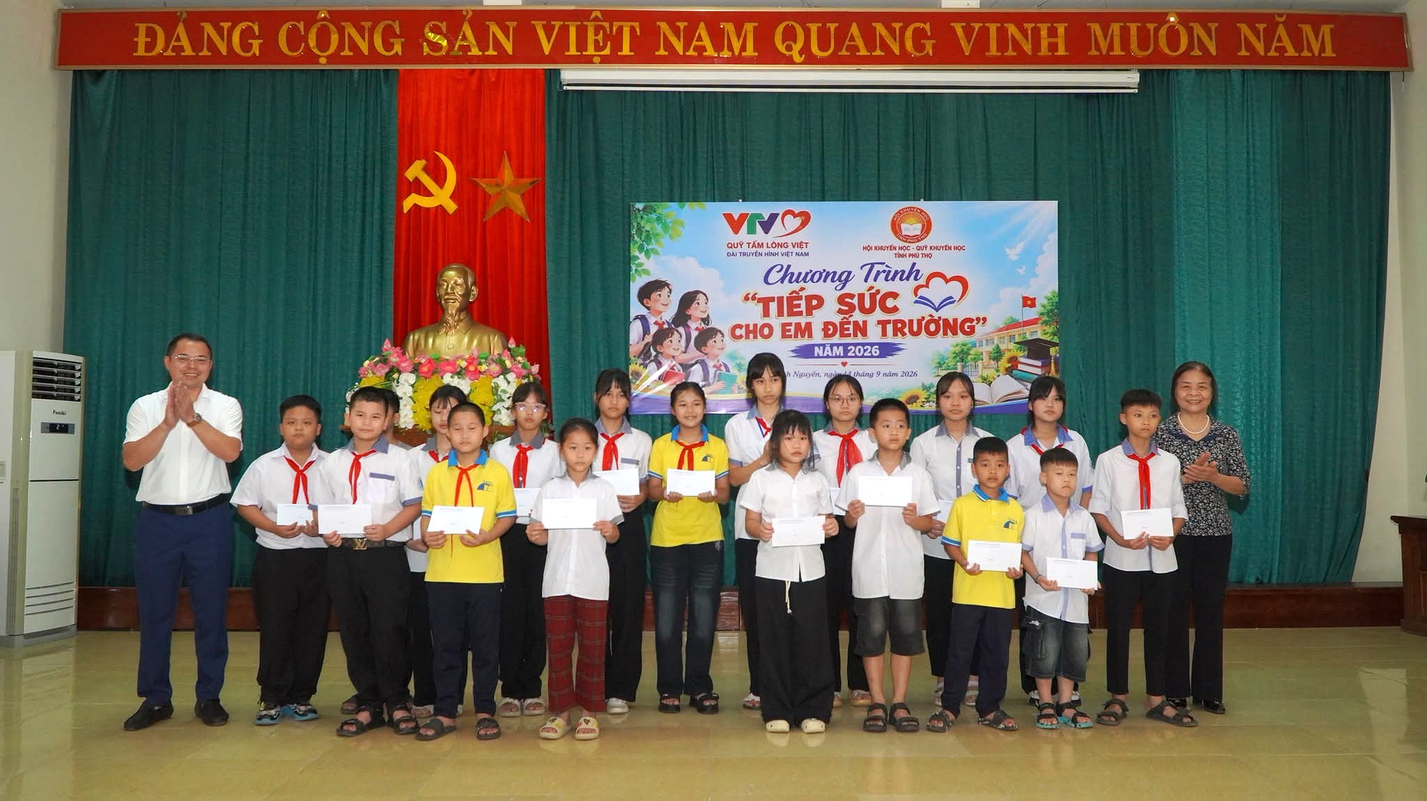 Xã Bình Nguyên tổ chức chương trình “Tiếp sức cho em tới trường” năm 2026